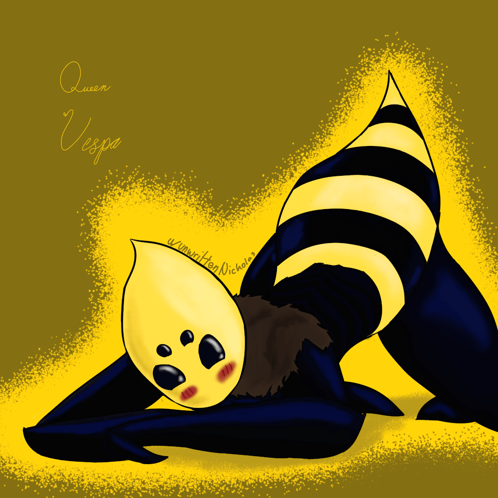 I drew Queen Vespa! Hope you like it!!! : rHollow_Knight_R34