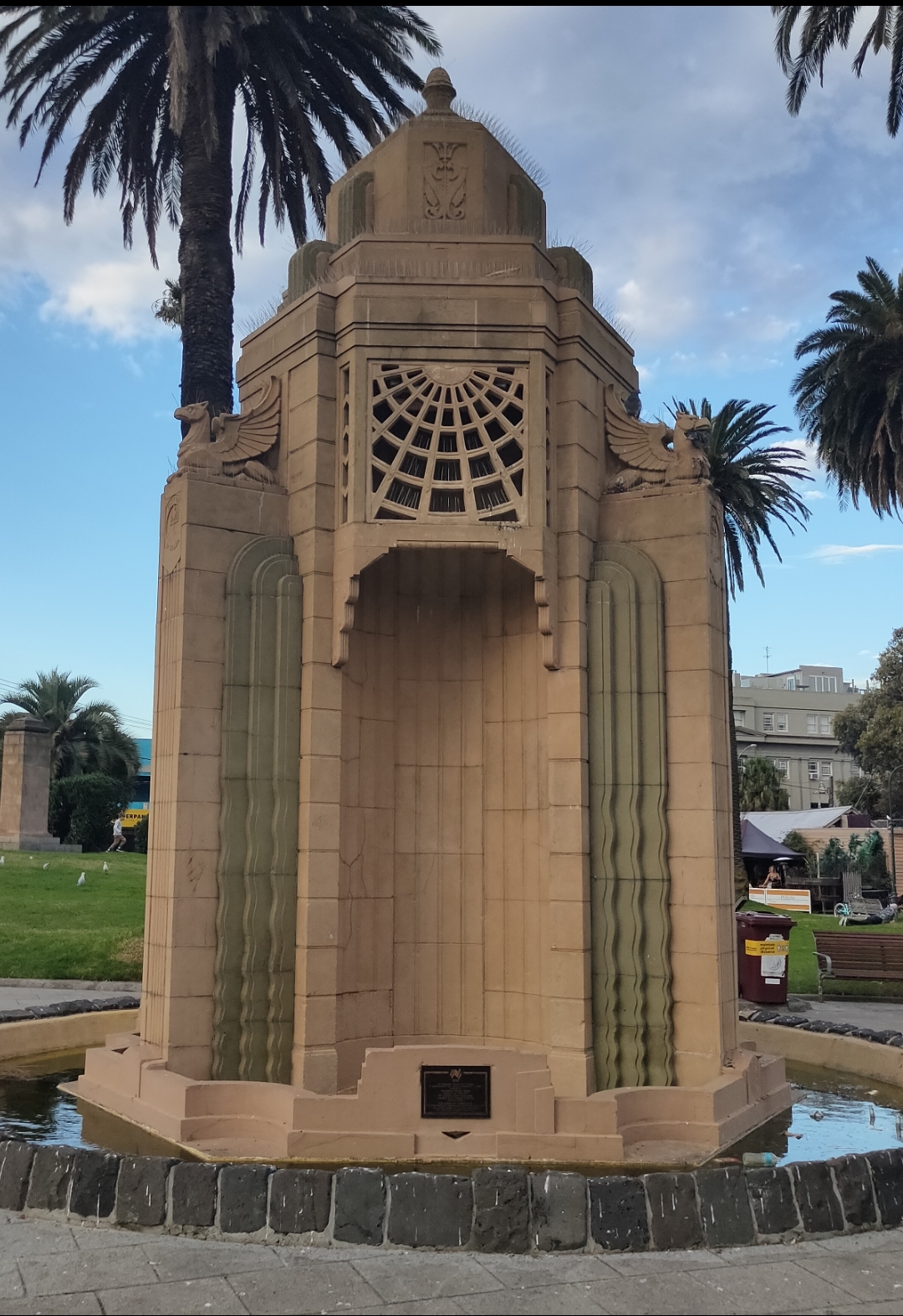 Monument In St Kilda Melbourne Australia Artdeco
