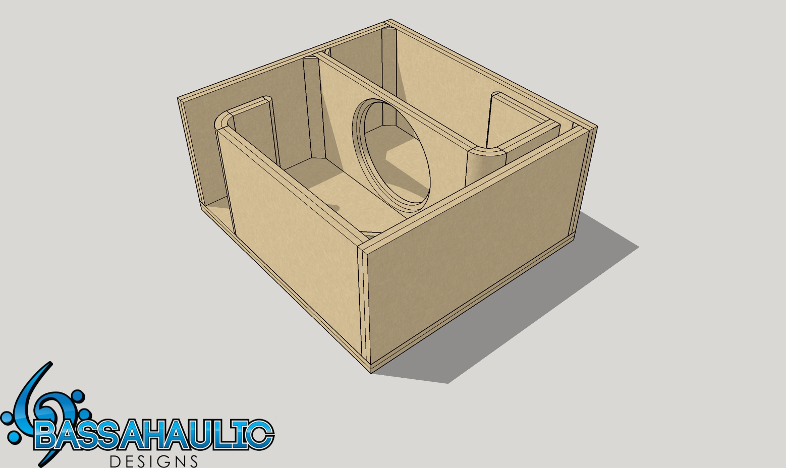 12 inch 4th order bandpass subwoofer box design
