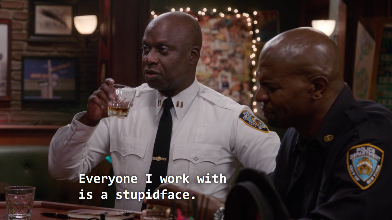 Captain holt pain gif