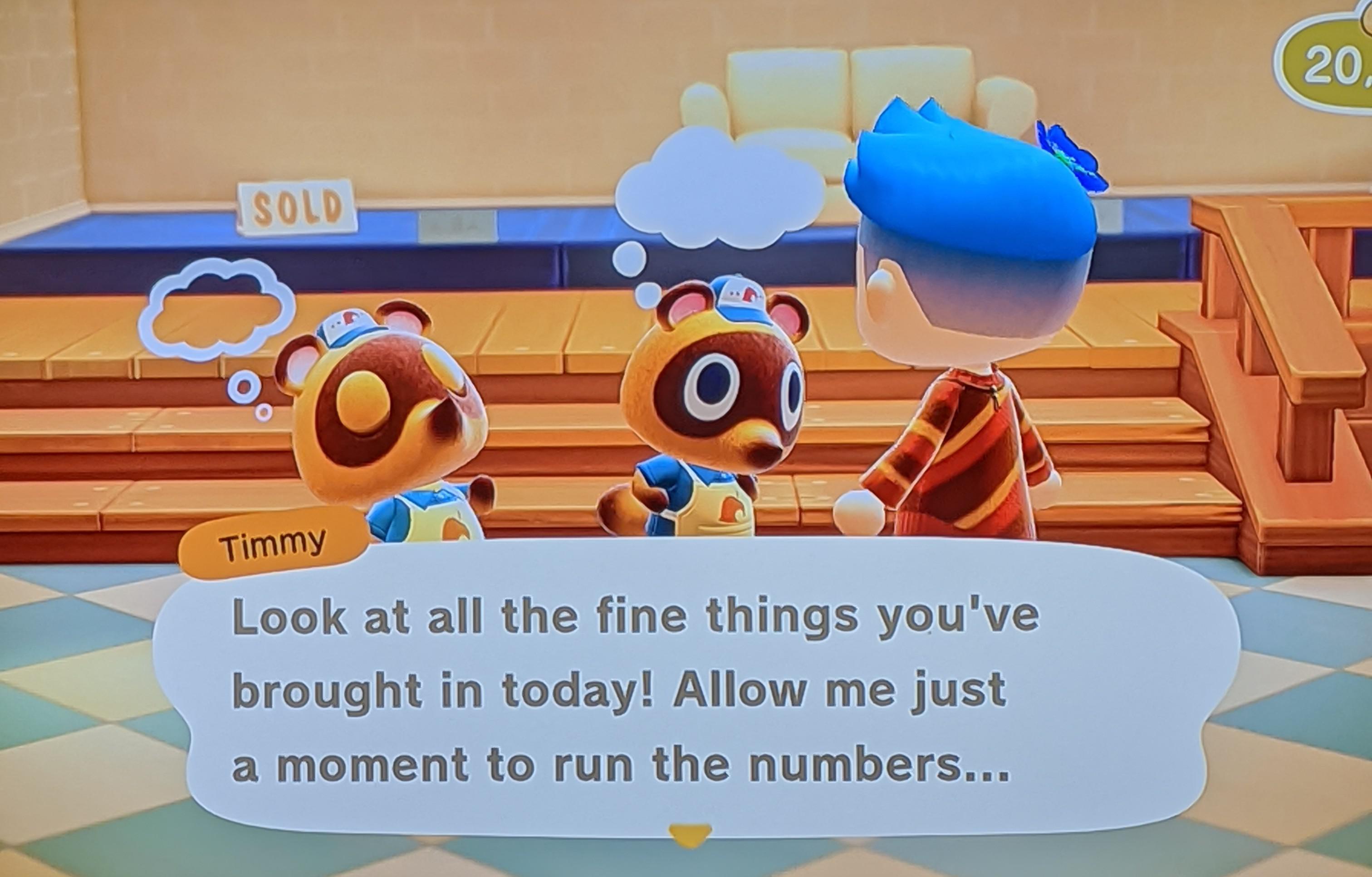 What If The Reason Nook Is So Money Hungry Is Because Timmy And Tommy Are Actually Bad At Math Animalcrossingnewhor