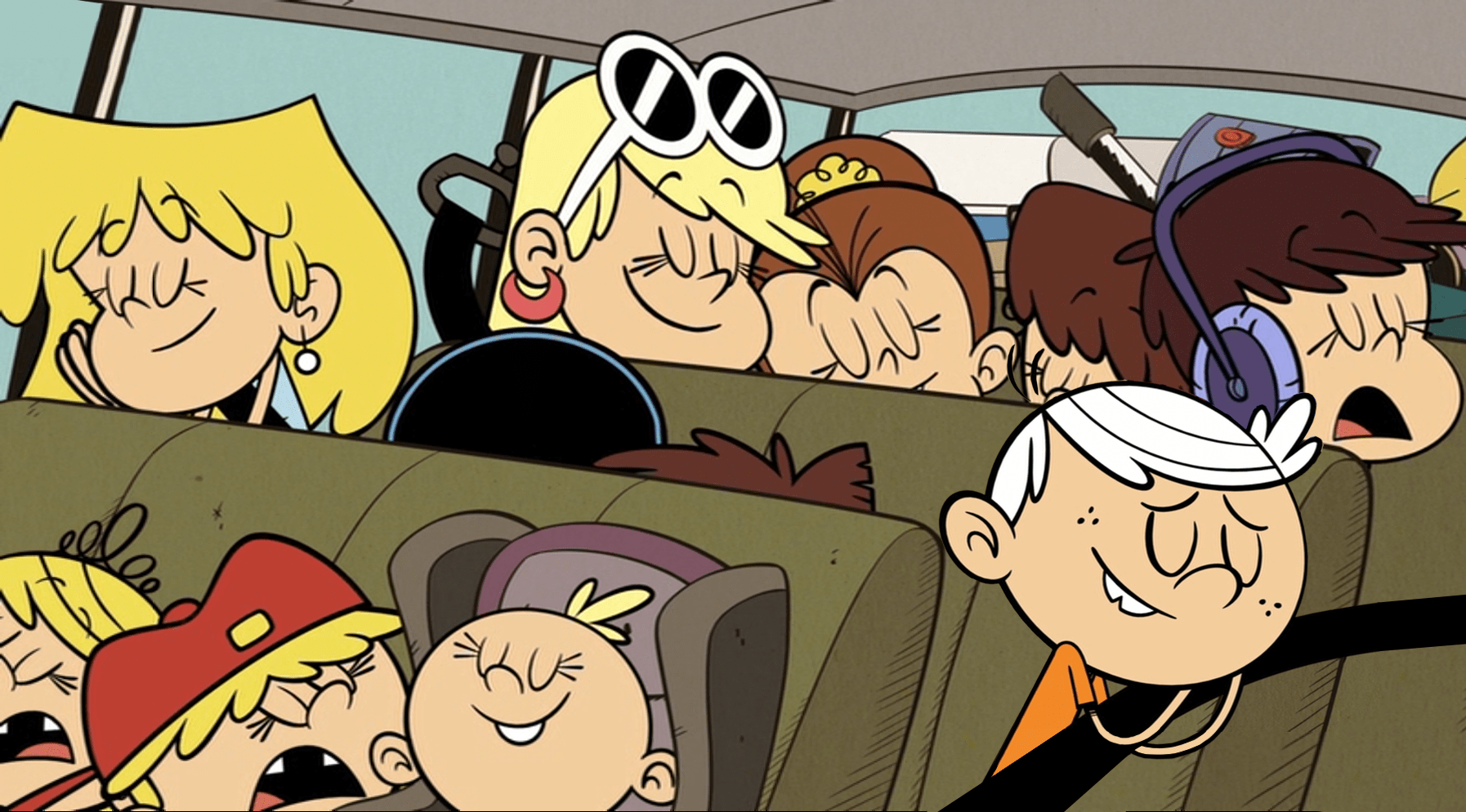 The loud house sleeping