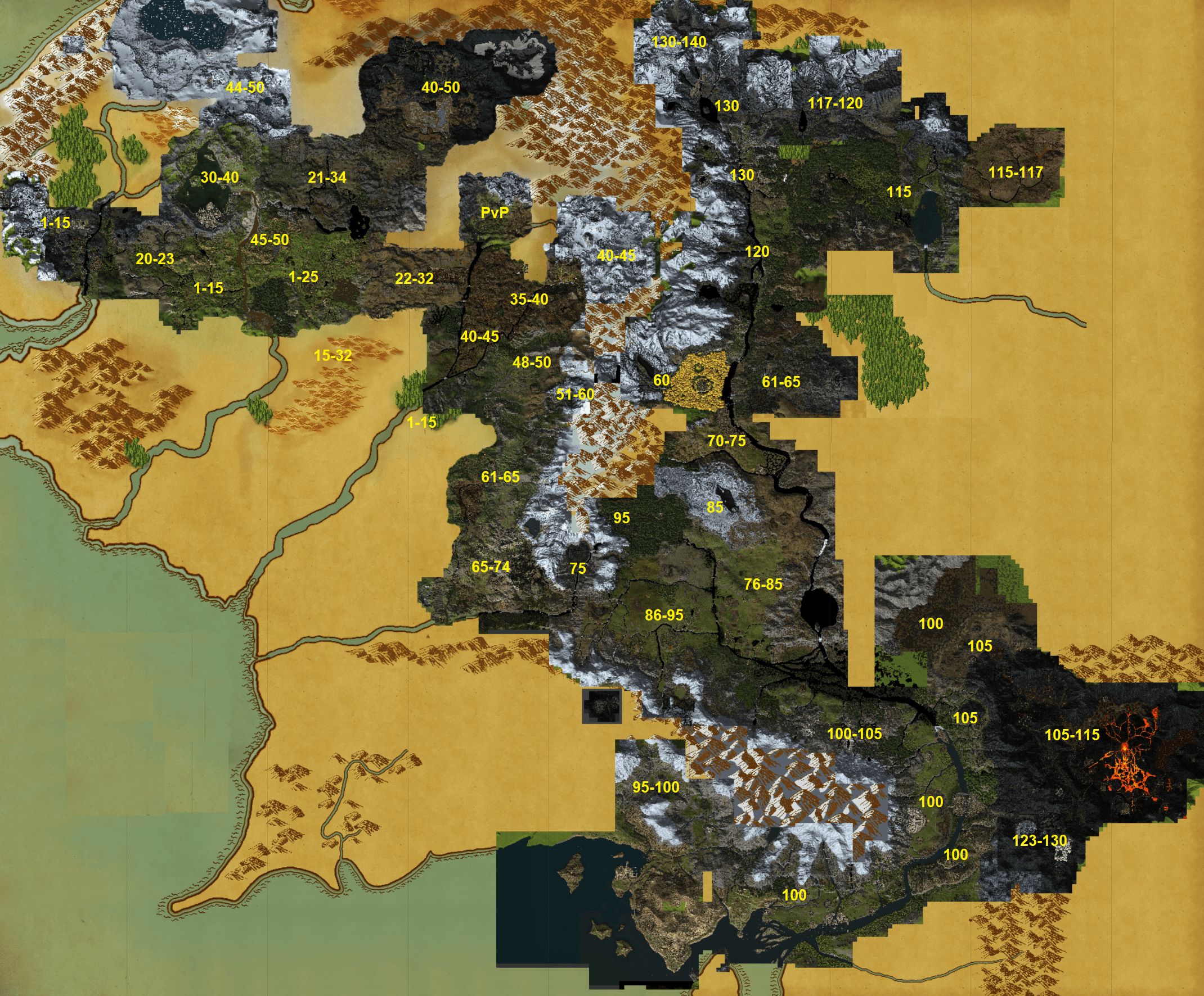 Lotro regions by level