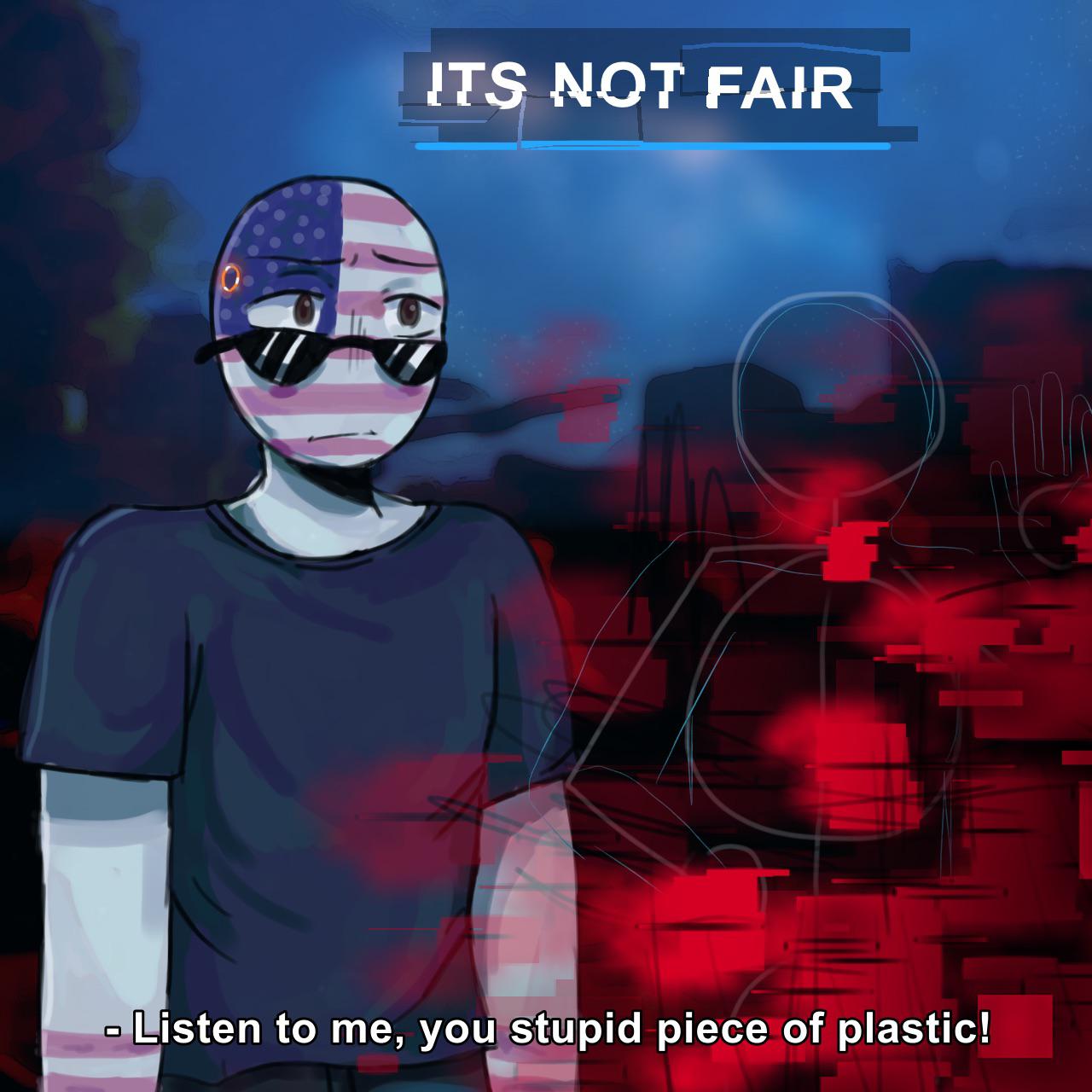 Countryhumans america sad