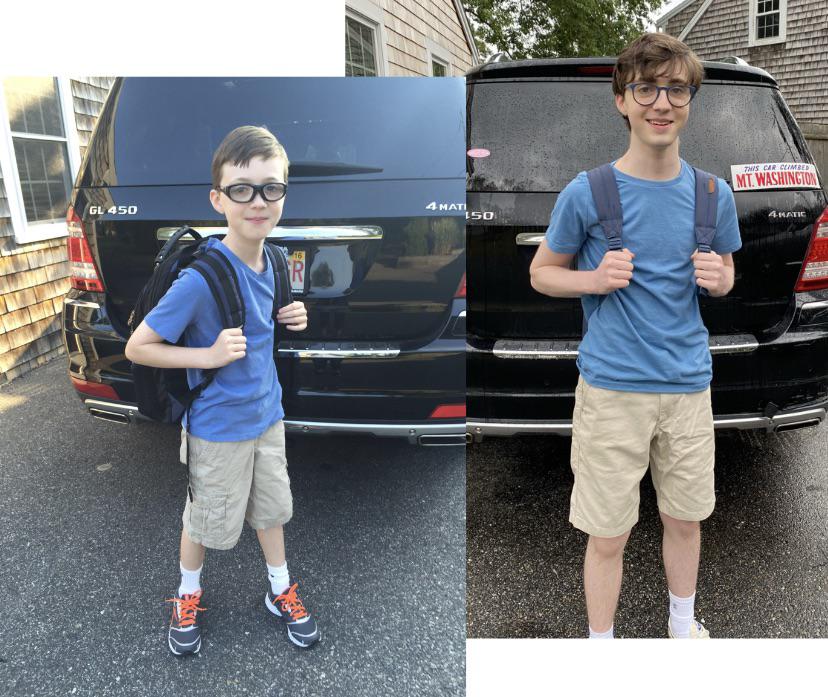 My First Day Of 6th Grade Vs First Day Of 12th And Yes I M Aware My Family Has Had The Same Car For 6 Years R Mademesmile