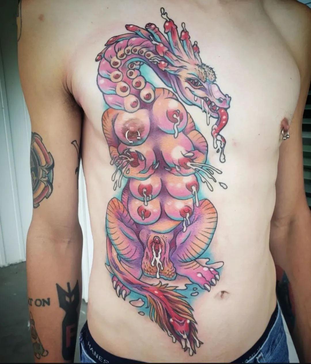 I think the worst part about this one is just how BIG it is. : rbadtattoos
