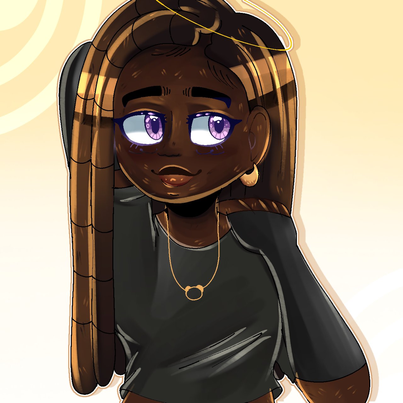 Darkskin femboy! Art by pawkettes : rblackfemboyart