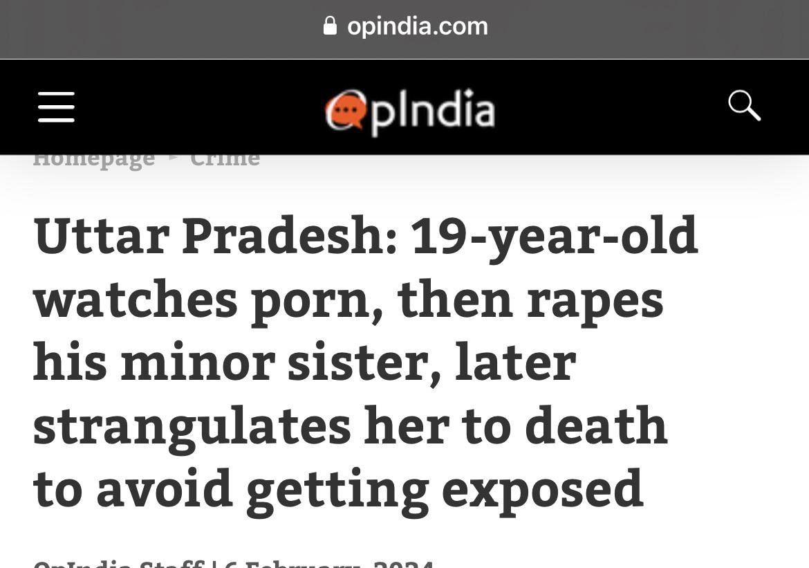 Why else would you think the Indian government banned porn? (Link in Banned porn videos