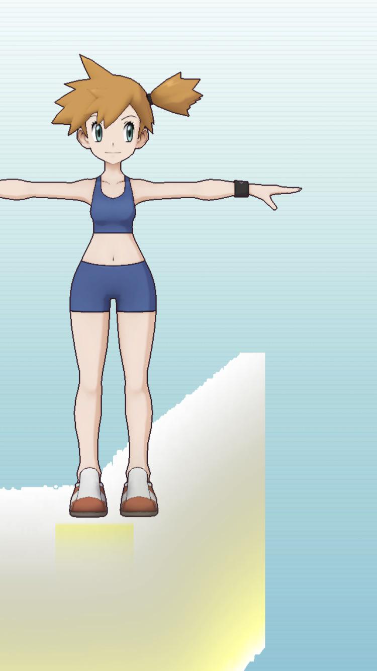 T posing Misty : rPokemonMasters Pokemon posing