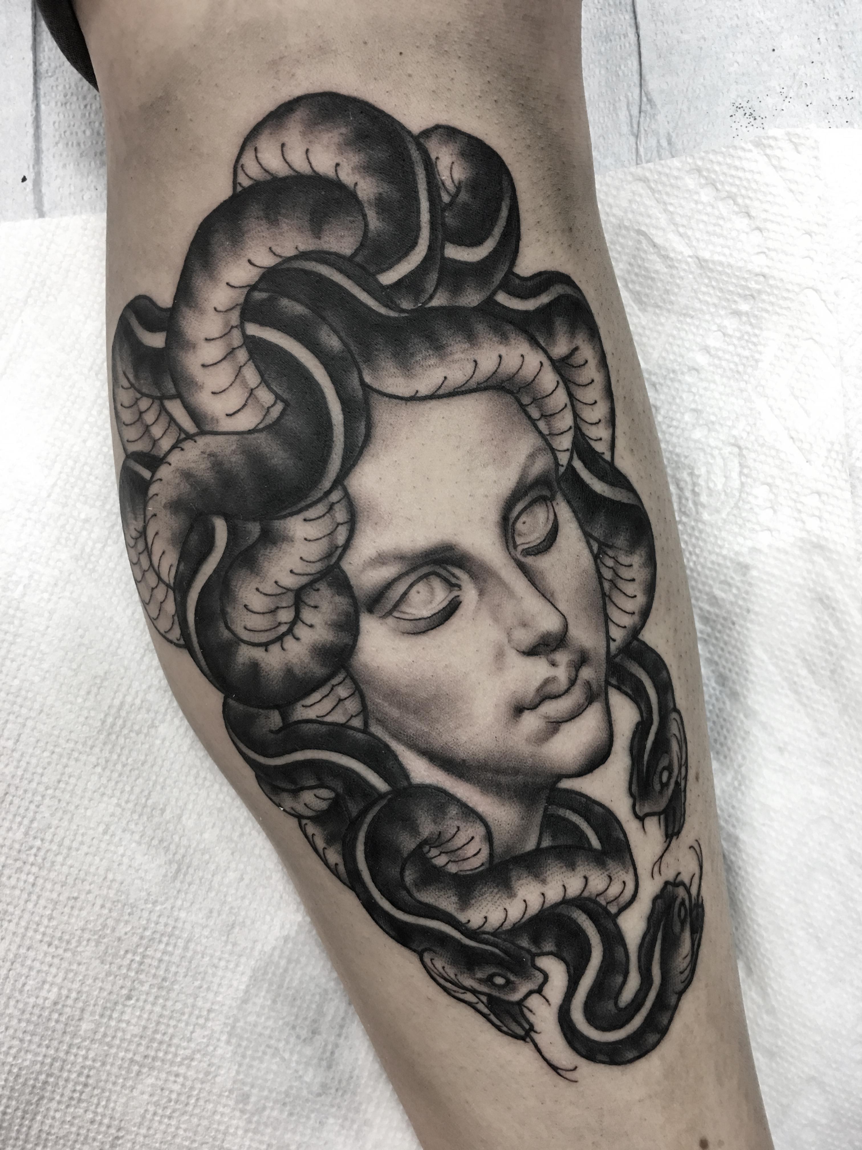 Gorgon - By Matt Buck @ No Idols Tattoo, Nyc - Ifindviral.com 4032_x_3024_jpg