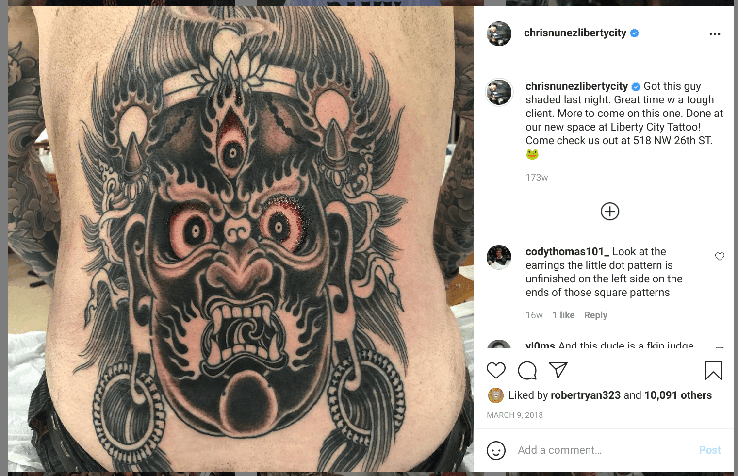 I Couldn't Take Chris Nunez Seriously As A Judge After I Saw This Tattoo : R/Inkmaster 981_x_1521_png