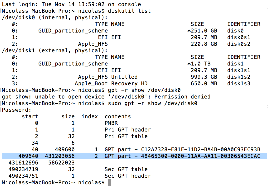 macos - OS volume shows as type FFFFFFFF-FFFF-FFFF-FFFF-FFFFFFFFFFFF -  Ask Different