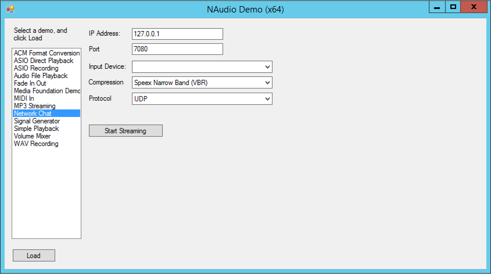 c - Using NAudio with UDP and no microphone - Stack Overflow