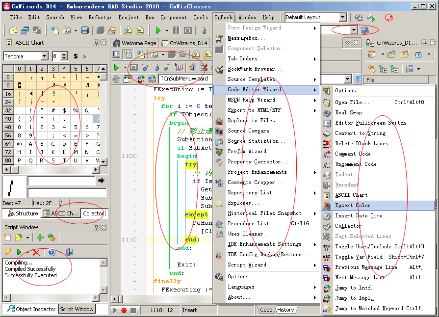 Writing Script for Delphi 7 IDE - Stack Overflow