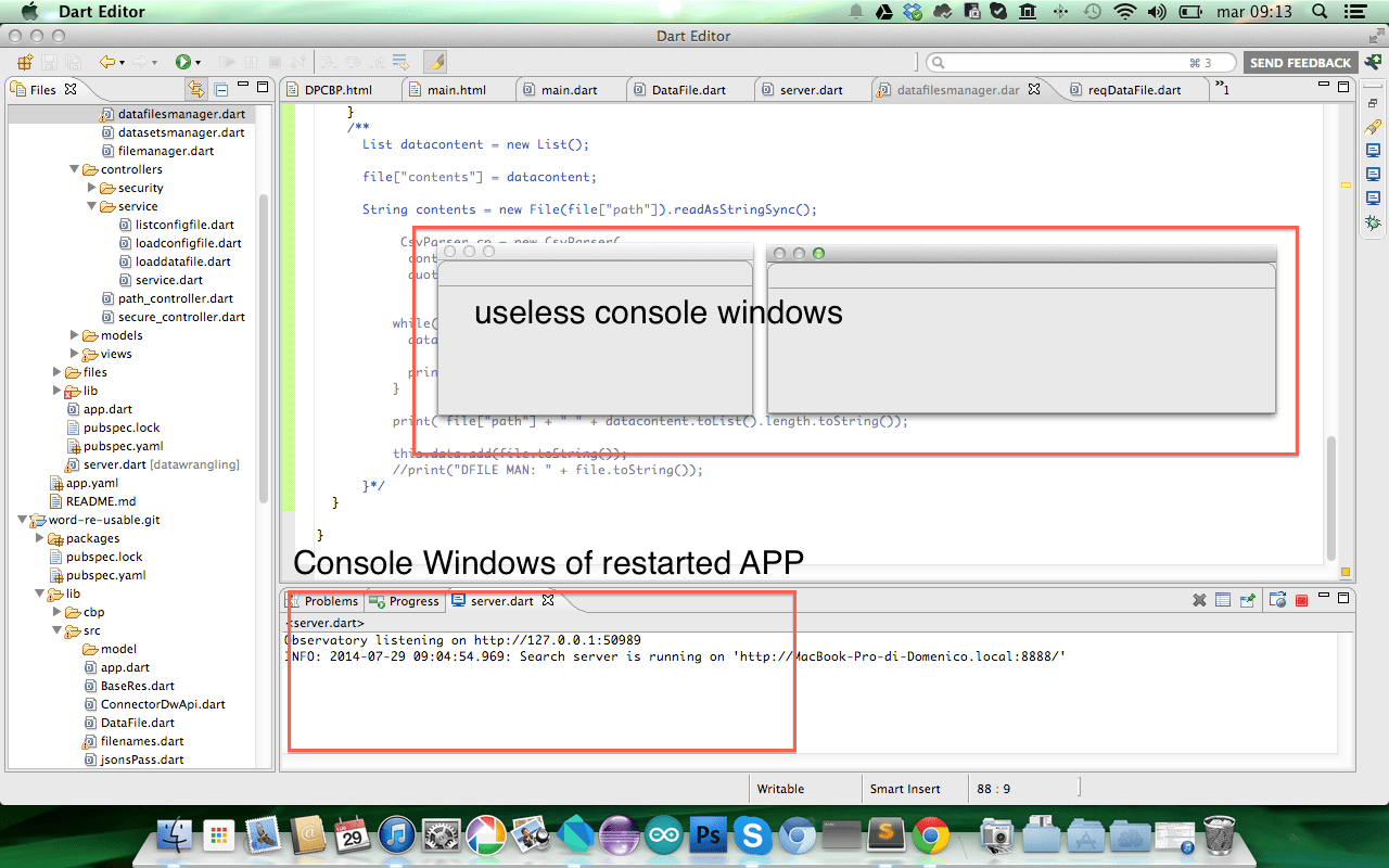 Osx Dartlang How To Reset Workspace Into Dartlang Editor Stack Overflow