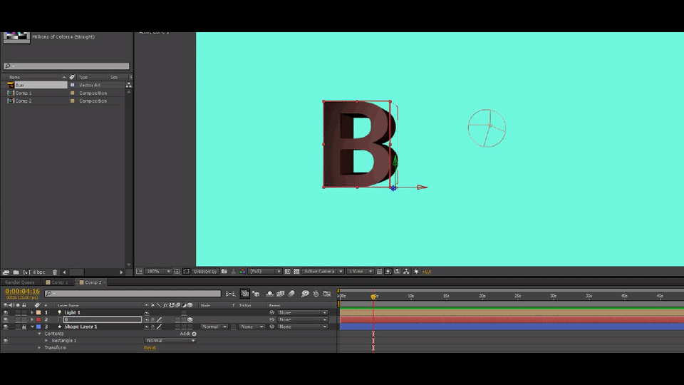Move A 3d Object While Keeping Its Exact 3d Orientation In After Effects Graphic Design Stack Exchange