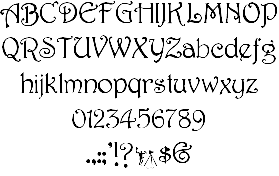 Aus Welcher Schriftfamilie Stammt Dieser Jugendstil Buchstabe A