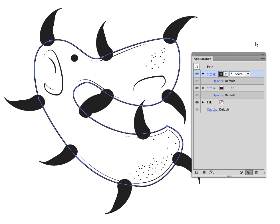 как нарисовать волосы в иллюстраторе