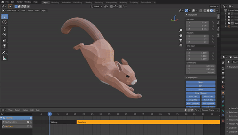 Mesh Distorted During Animations Exporting From Blender Rigify To Unity 2020 Game Development Stack Exchange