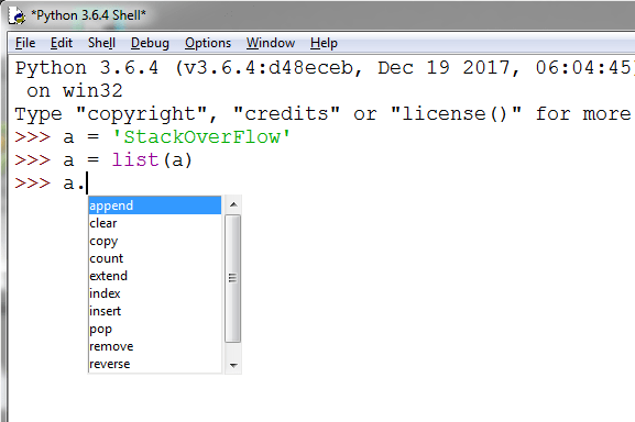 Idle Autocomplete In A New File Do Not Work Stack Overflow