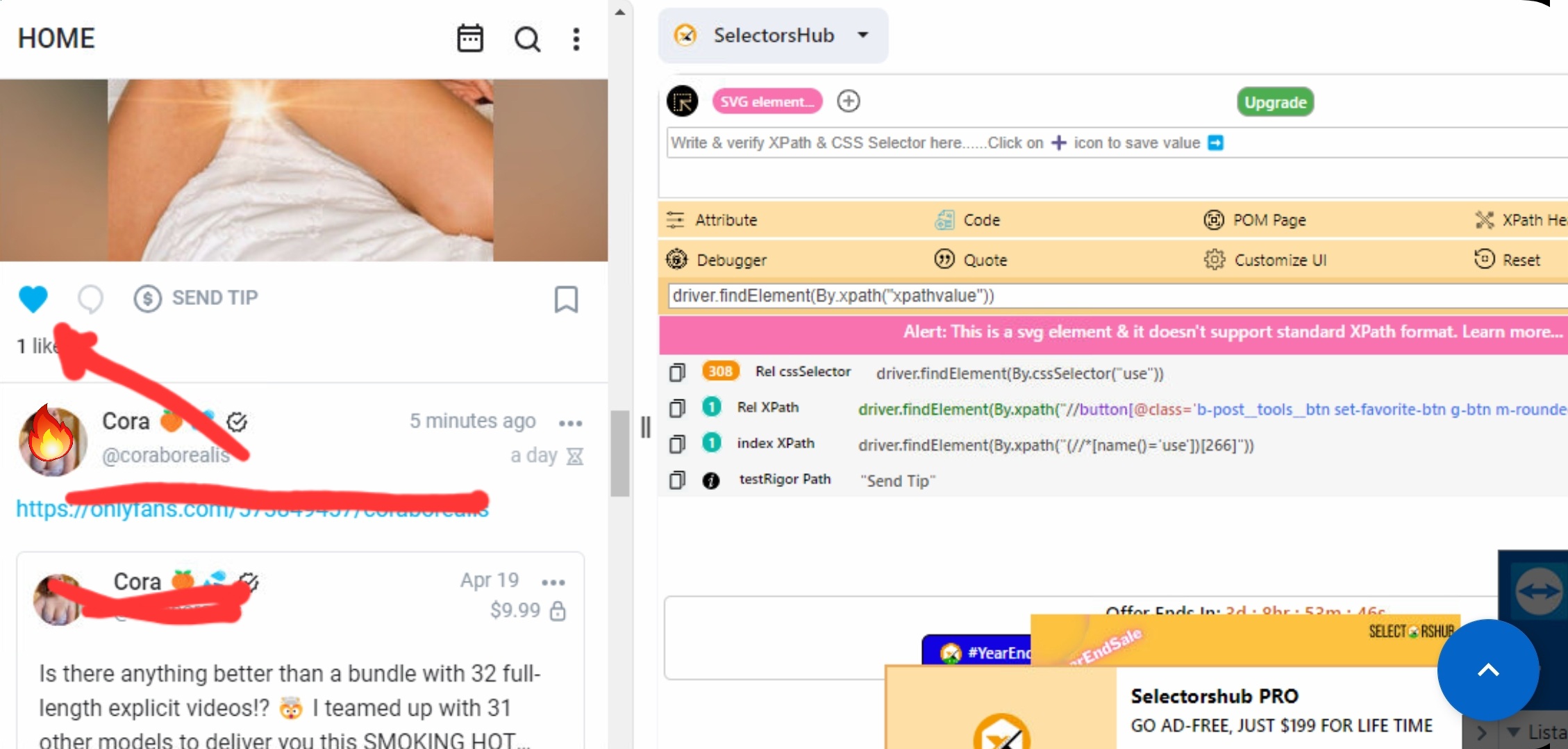Onlyfans.com inspect element