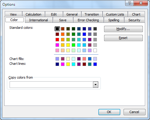 Microsoft Excel Agregar Colores Personalizados En Excel 2010