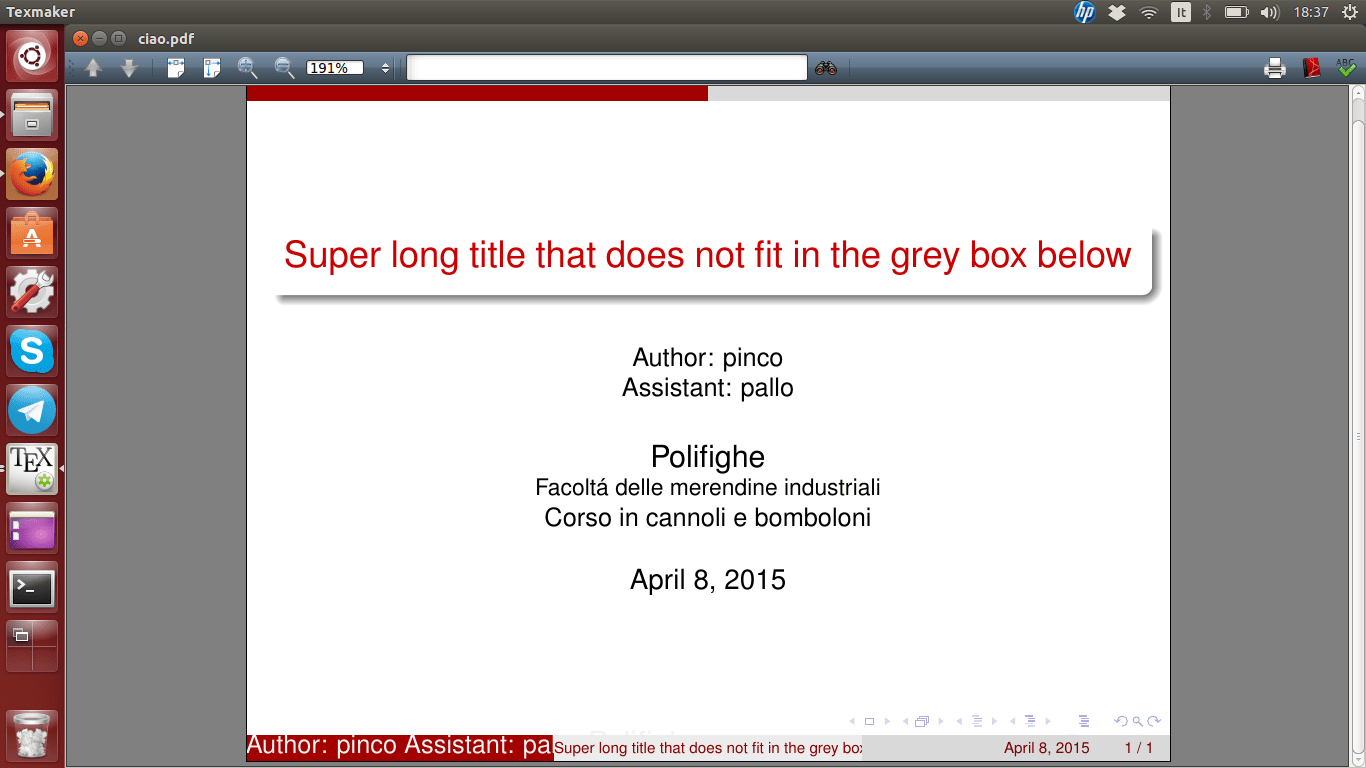 How To Fit Title And Author Into Footline Of The Cambridgeus Beamer Theme - Tex - Latex Stack Exchange 768_x_1366_png