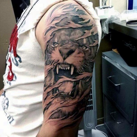22 Half Sleeve Tattoo Ideas For Men - Styleoholic 480_x_480_jpg