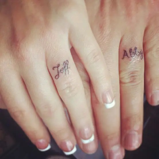 Wedding Ring Tattoos That Would Make Your Ring Finger Look Stunning - Blurmark 554_x_554_jpg