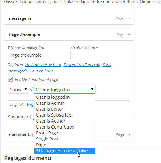 Bagaimana menampilkan menu pada WordPress