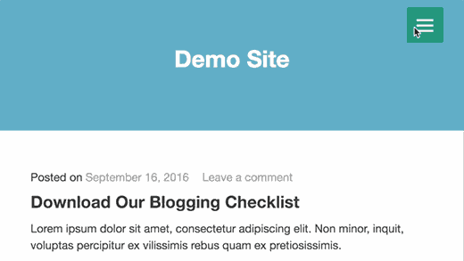 Cara membuat menu responsif di WordPress