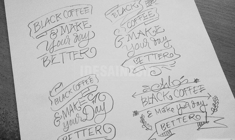 Tutorial Teknik Dasar Hand Lettering - IDEsainesia