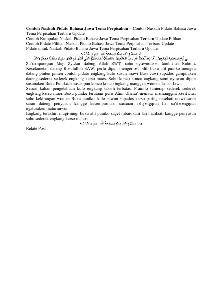 Contoh Pidato Tema Perpisahan Kelas 9 // Kumpulan Contoh Terbaru