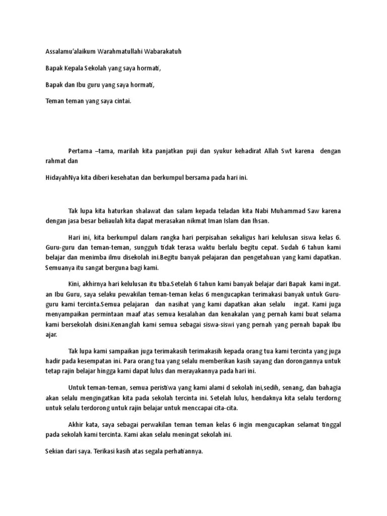 32 Kata Perpisahan Pidato Perpisahan Untuk Guru Yang Menyentuh Hati
