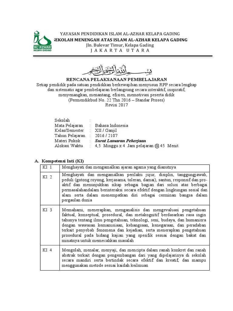 Soal Uts Surat Lamaran Kerjakelas 12 K13