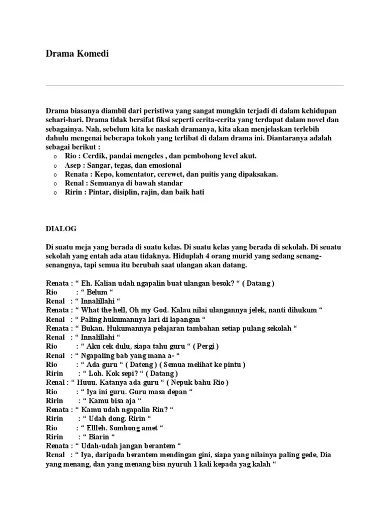 Contoh Drama Pendidikan 8 Orang – Beinyu.com