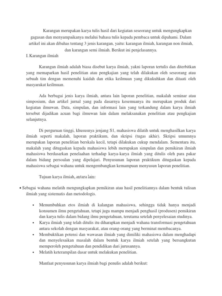 Karya Ilmiah Semi Formal - ID Aplikasi