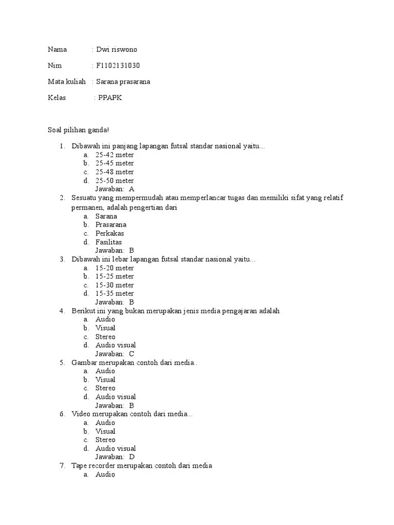 Soal Pilihan Ganda Akuntansi Dasar Kelas 10 Beserta Jawabannya 2021