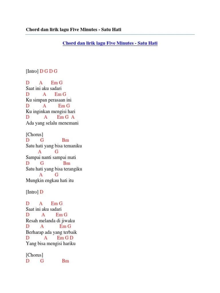 Lirik Dan Kunci Gitar Repvblik Sayang Sampai Mati