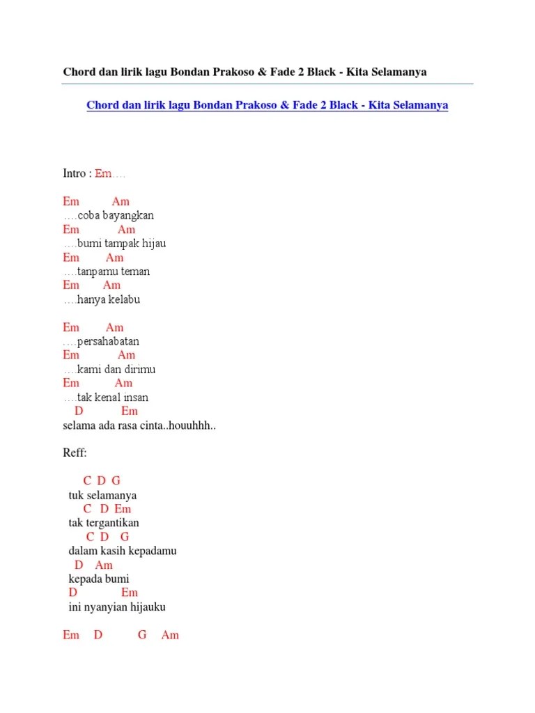 Chord Dasar Ruang Rindu Letter For Me