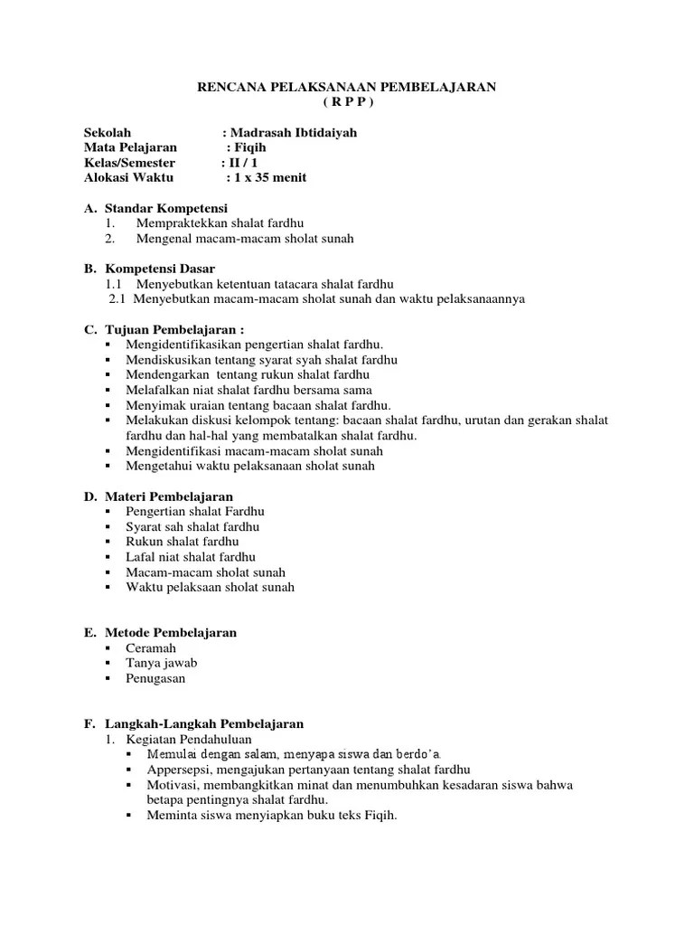 Soal Ulangan Uts Fikih Kelas 3 Salat Sunnah Rawatib - Revisi Id