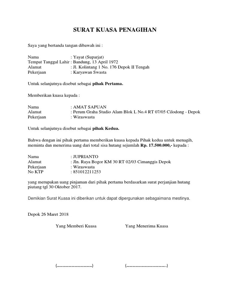 Contoh Surat Penagihan Hutang Koperasi - Contoh Surat Tagihan Pembayaran  Sewa Contoh Surat - Jangan lupa untuk selalu
