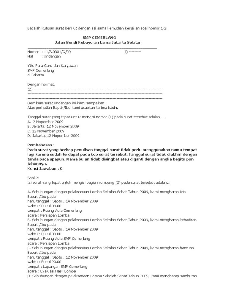 Penulisan Tempat Dan Tanggal Surat Undangan Yang Benar Adalah Malang / 18  Contoh Surat Undangan Rapat Resmi Terbaru Terlengkap 2021 - Surat undangan  adalah salah satu surat yang memuat ajakan kepada seseorang