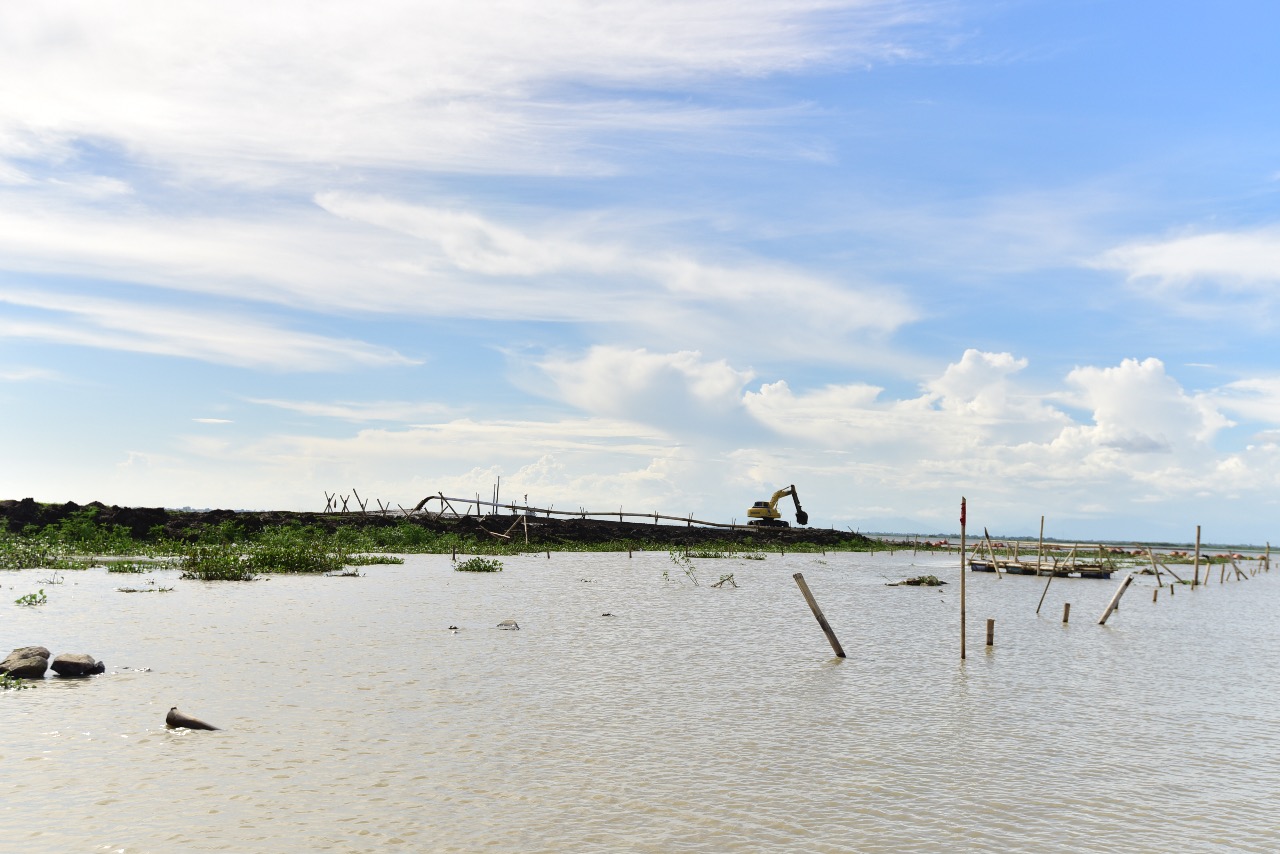 Begini Progress Pengerjaan Revitalisasi Danau Tempe