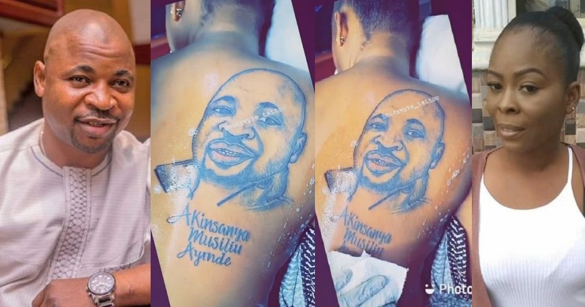 Lady Tattoos Mc Oluomo's Face On Her Back (Video) - Yabaleftonline 630_x_1200_jpg