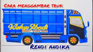 Truk Wahyu Abadi Rendi Andika, Menggambar Truk Oleng, Cara Menggambar Truk Oleng Kecelakaan - Kepotimes 180_X_320_jpg