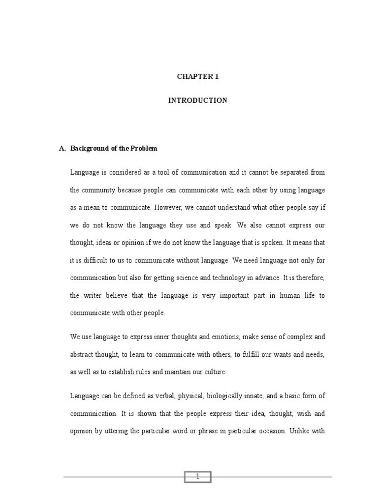 Contoh Pembukaan Sidang Skripsi Bahasa Inggris – SKRIPSI