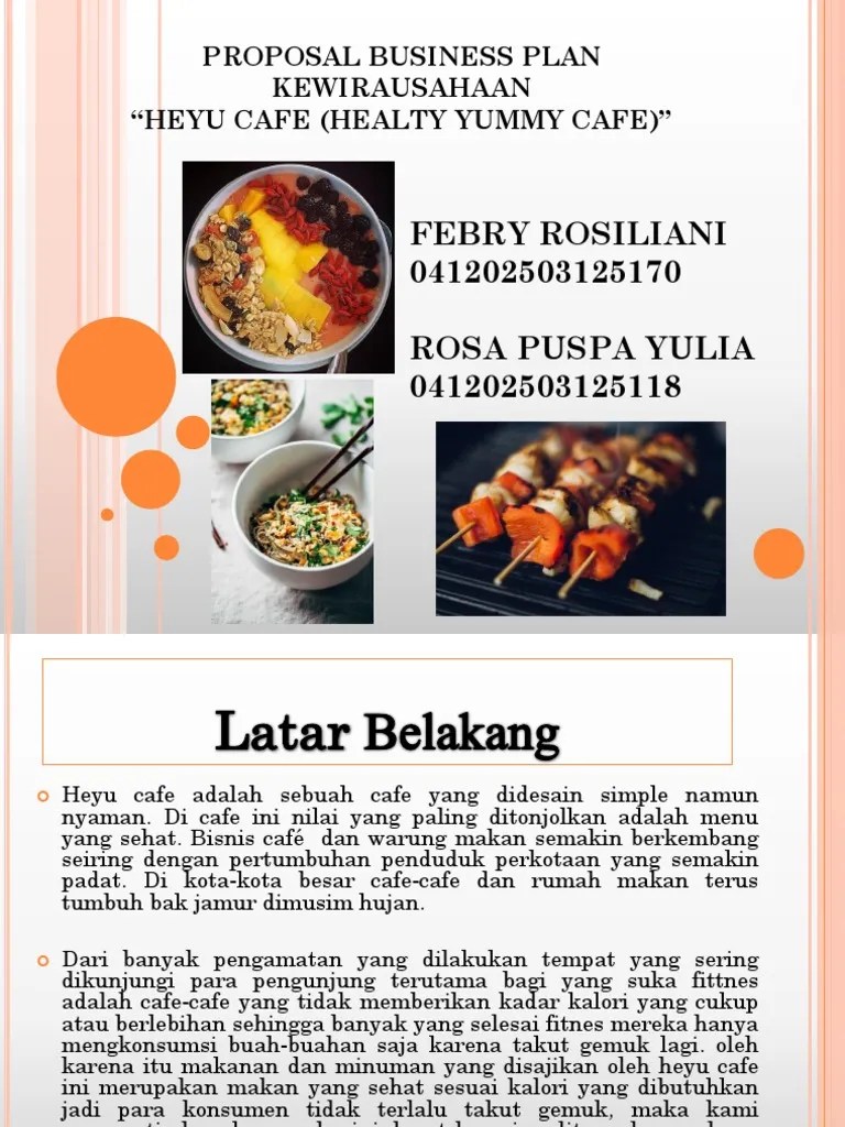 Contoh Ppt Bisnis Plan Makanan » Greatnesia
