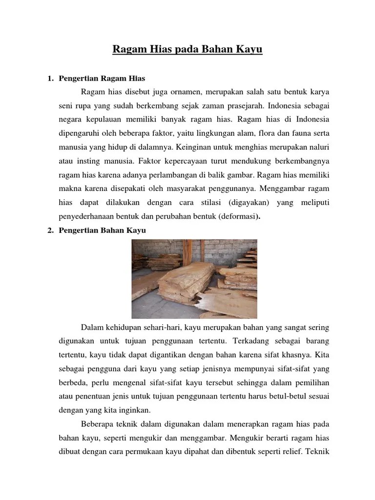 Bagaimana Cara Menerapkan Ragam Hias Pada Bahan Kayu : Menerapkan Ragam  Hias Pada Bahan Kayu : Geometrispenerapan ragam hias pada bahan kayu  terbagi menjadi dua cara:1.