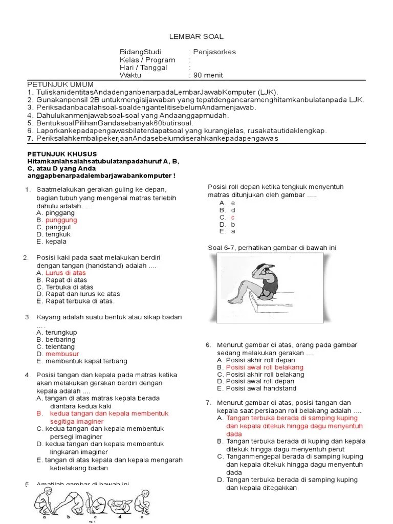 31+ Soal hots pjok kelas 9 ideas | Lorall ID